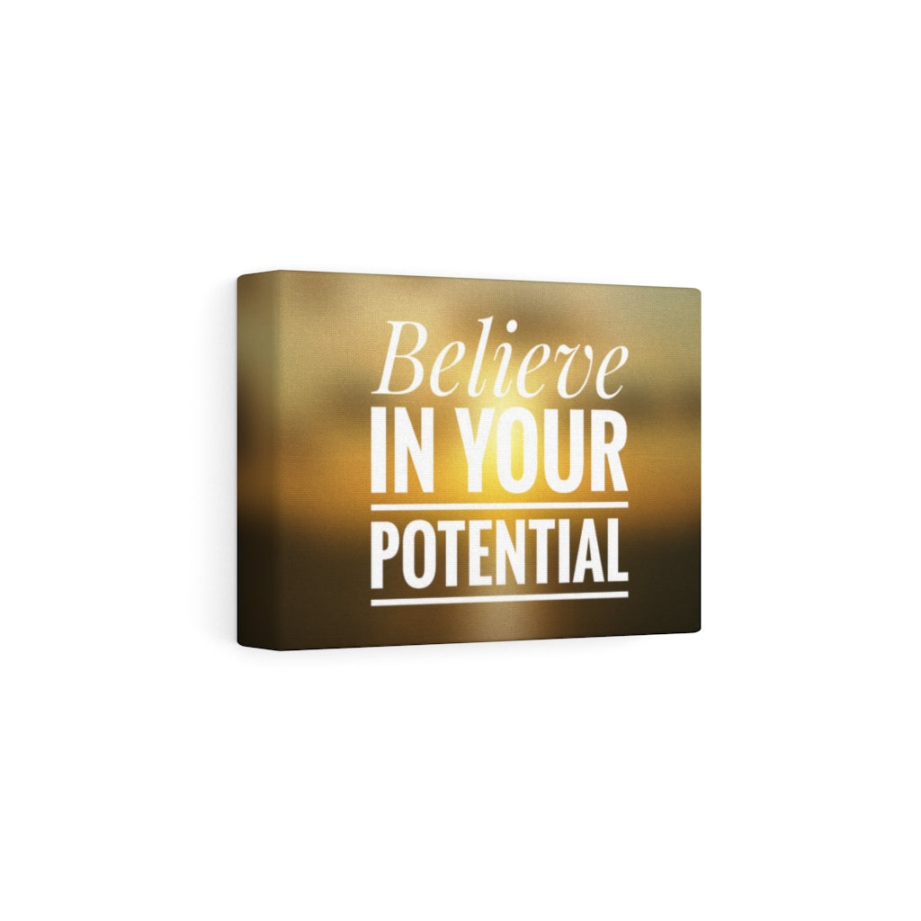 Scripture Walls Inspirational Wall Art Believe In Your Potential Brown Motivational Print Ready to Hang Artwork Unframed-Express Your Love Gifts