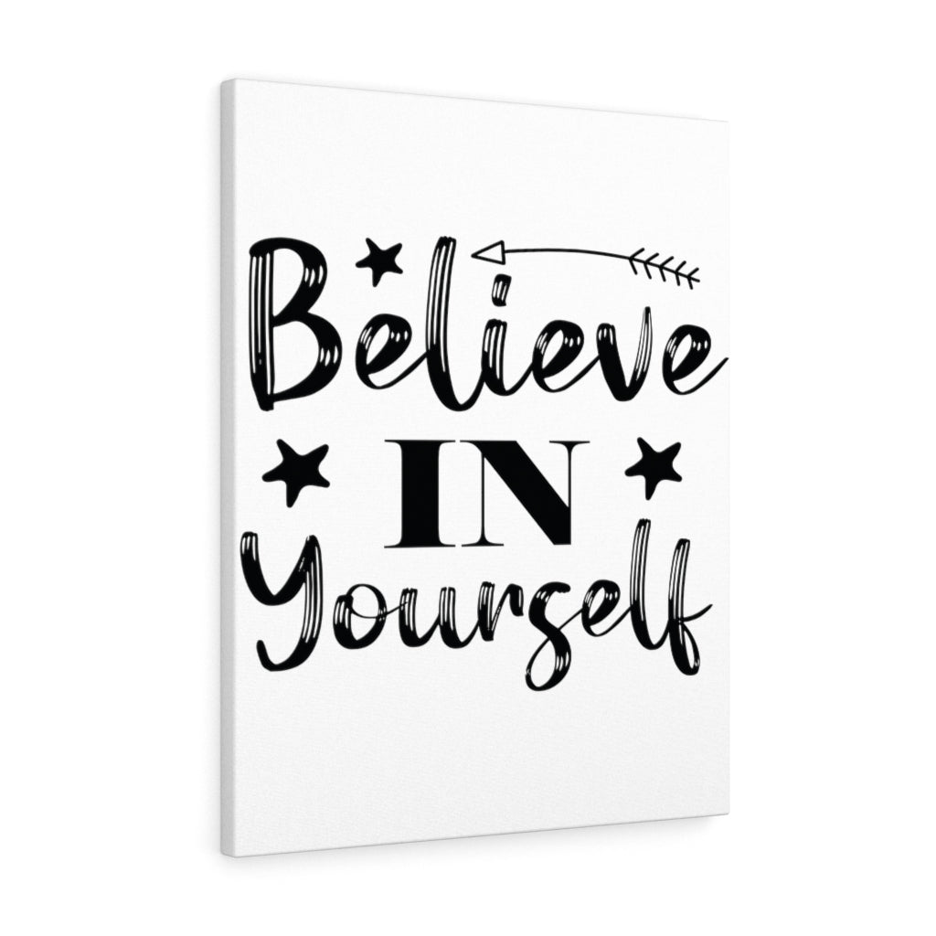 Scripture Walls Inspirational Wall Art Believe In Yourself Stars Wall Art Motivation Wall Decor for Home Office Gym Inspiring Success Quote Print Ready to Hang Unframed-Express Your Love Gifts