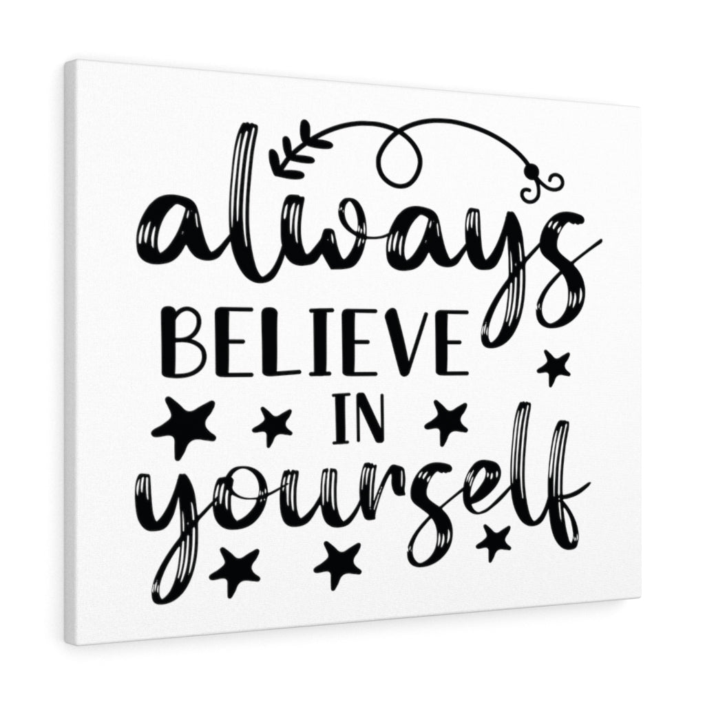 Scripture Walls Inspirational Wall Art Believe In Yourself Wall Art Motivation Wall Decor for Home Office Gym Inspiring Success Quote Print Ready to Hang Unframed-Express Your Love Gifts