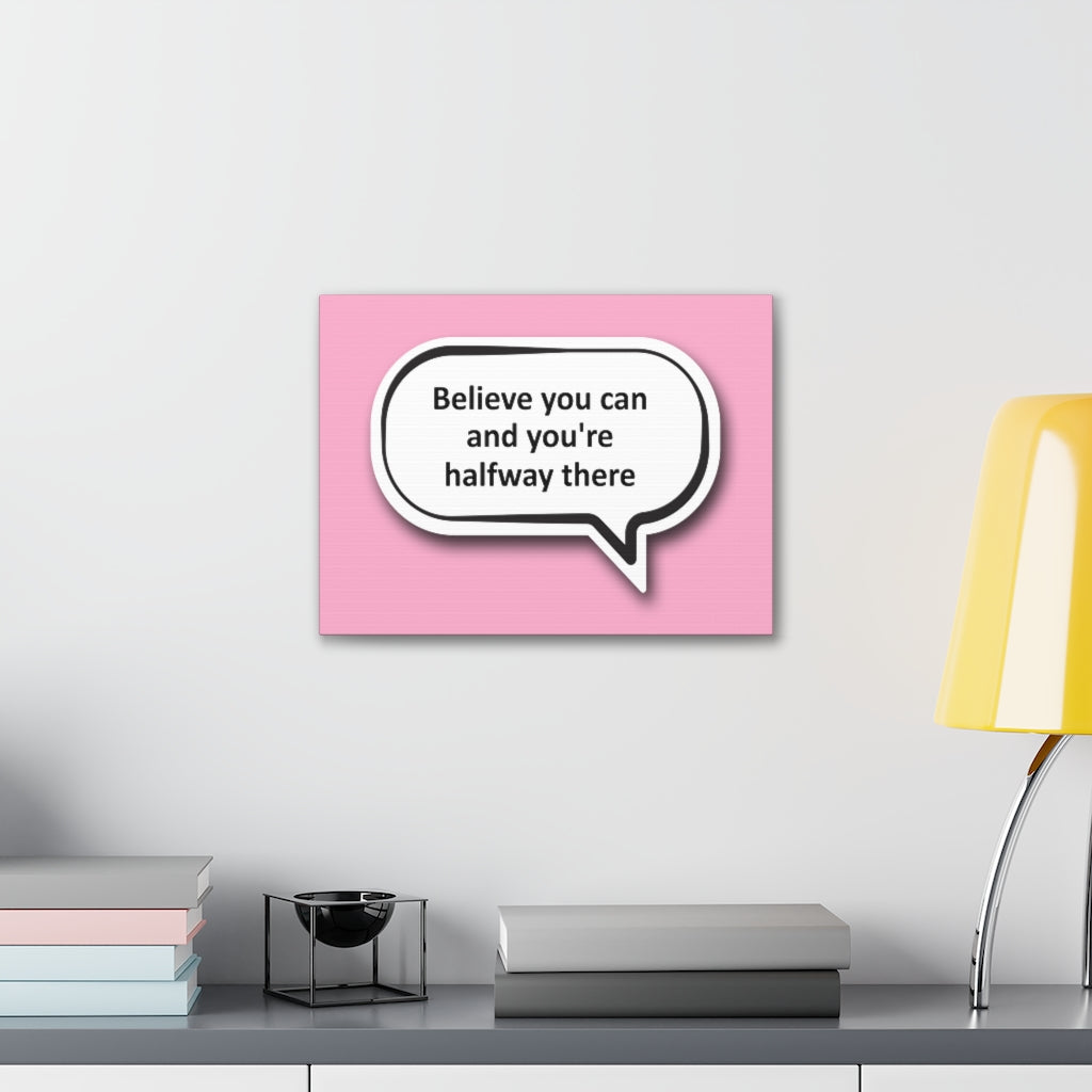 Scripture Walls Inspirational Wall Art Believe You Can Motivation Wall Decor for Home Office Gym Inspiring Success Quote Print Ready to Hang Unframed-Express Your Love Gifts