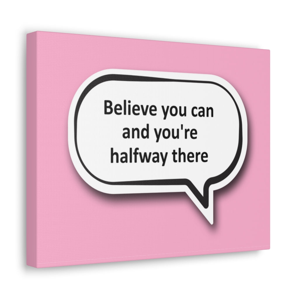Scripture Walls Inspirational Wall Art Believe You Can Motivation Wall Decor for Home Office Gym Inspiring Success Quote Print Ready to Hang Unframed-Express Your Love Gifts