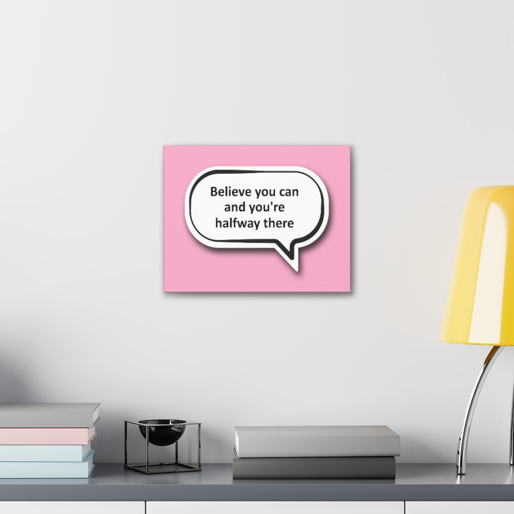 Scripture Walls Inspirational Wall Art Believe You Can Motivation Wall Decor for Home Office Gym Inspiring Success Quote Print Ready to Hang Unframed-Express Your Love Gifts