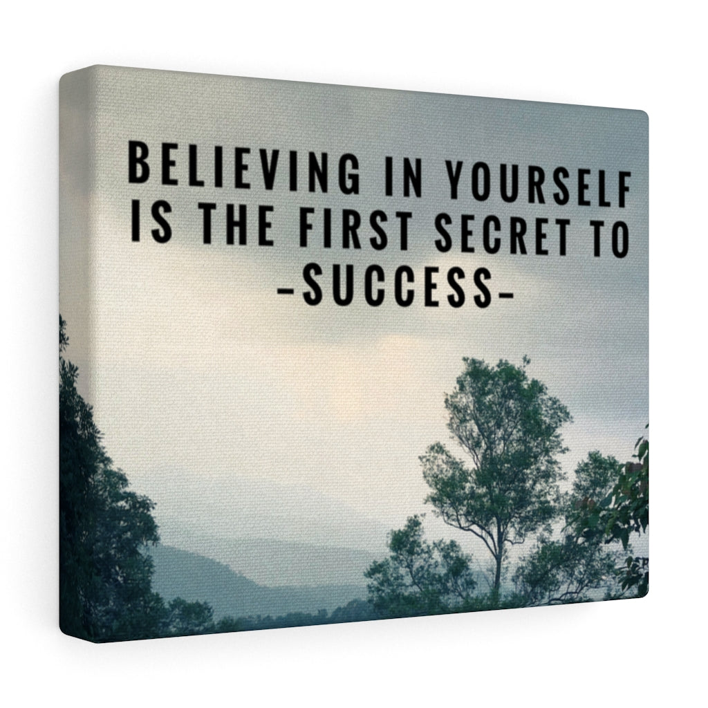 Scripture Walls Inspirational Wall Art Believing in Yourself Secret to Success Motivational Print Ready to Hang Artwork Unframed-Express Your Love Gifts
