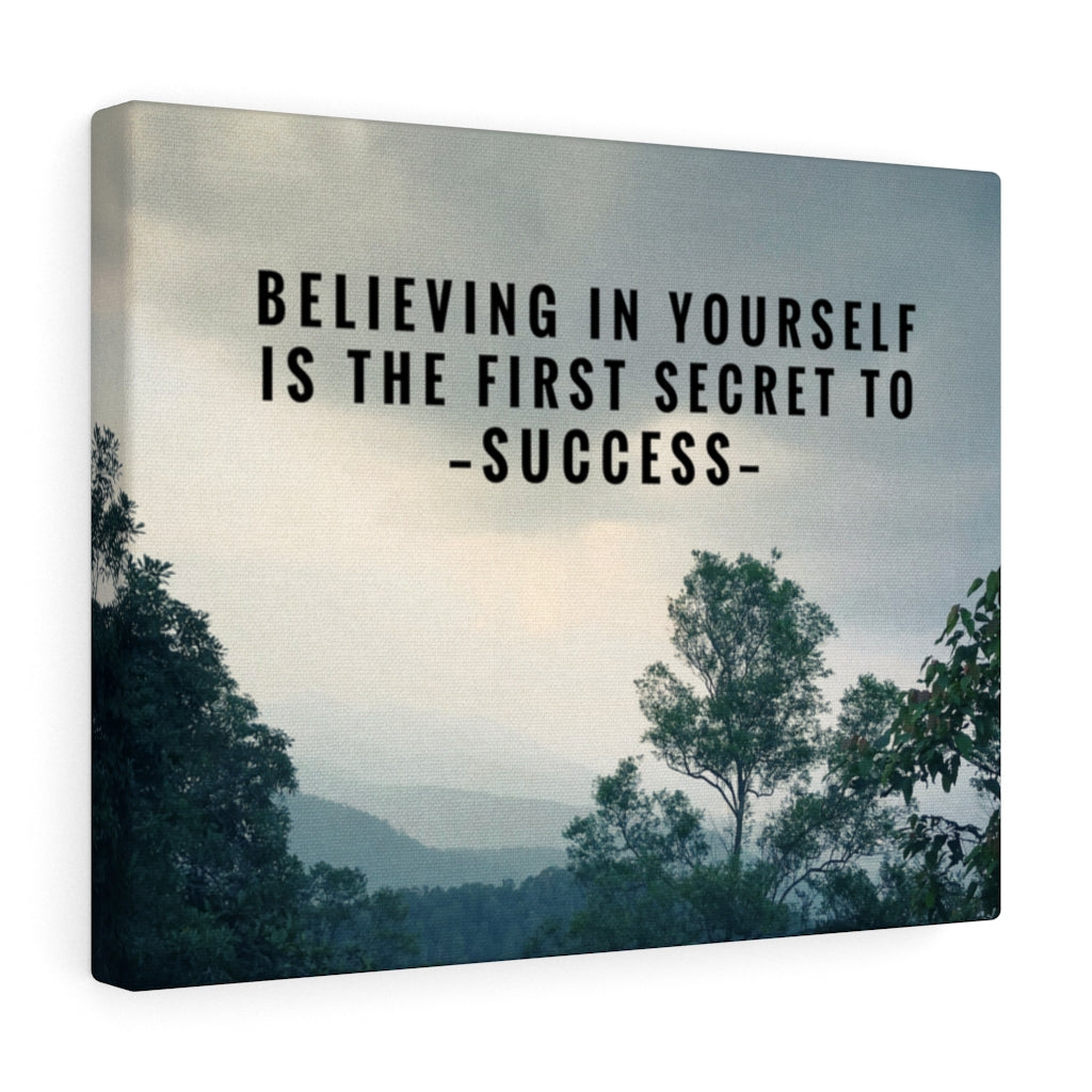 Scripture Walls Inspirational Wall Art Believing in Yourself Secret to Success Motivational Print Ready to Hang Artwork Unframed-Express Your Love Gifts