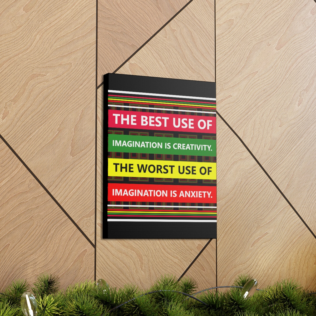 Scripture Walls Inspirational Wall Art Best Imagination Is Creativity Motivation Wall Decor for Home Office Gym Inspiring Success Quote Print Ready to Hang Unframed-Express Your Love Gifts