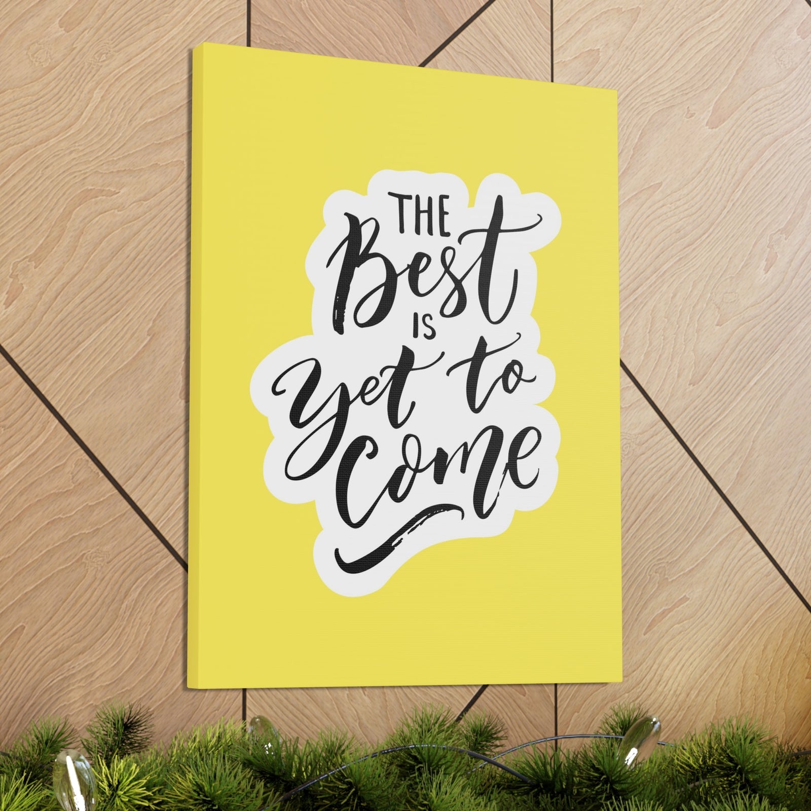 Scripture Walls Inspirational Wall Art Best Is Yet To Come Motivation Wall Decor for Home Office Gym Inspiring Success Quote Print Ready to Hang Unframed-Express Your Love Gifts