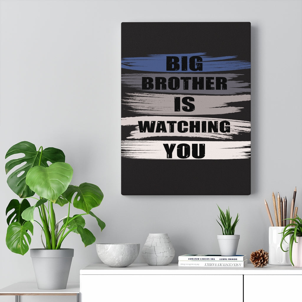 Scripture Walls Inspirational Wall Art Big Brother Is Watching Wall Art Motivation Wall Decor for Home Office Gym Inspiring Success Quote Print Ready to Hang Unframed-Express Your Love Gifts