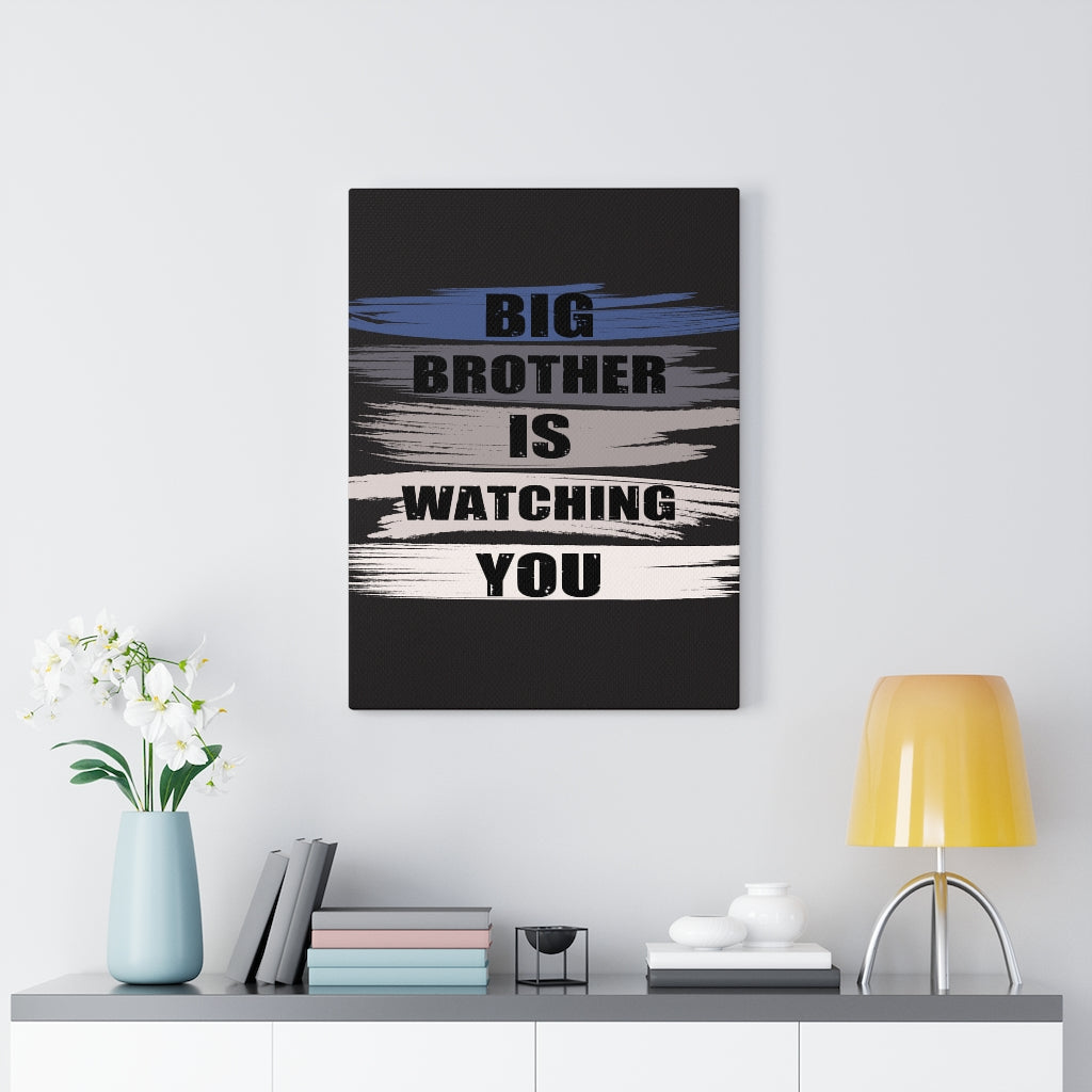 Scripture Walls Inspirational Wall Art Big Brother Is Watching Wall Art Motivation Wall Decor for Home Office Gym Inspiring Success Quote Print Ready to Hang Unframed-Express Your Love Gifts