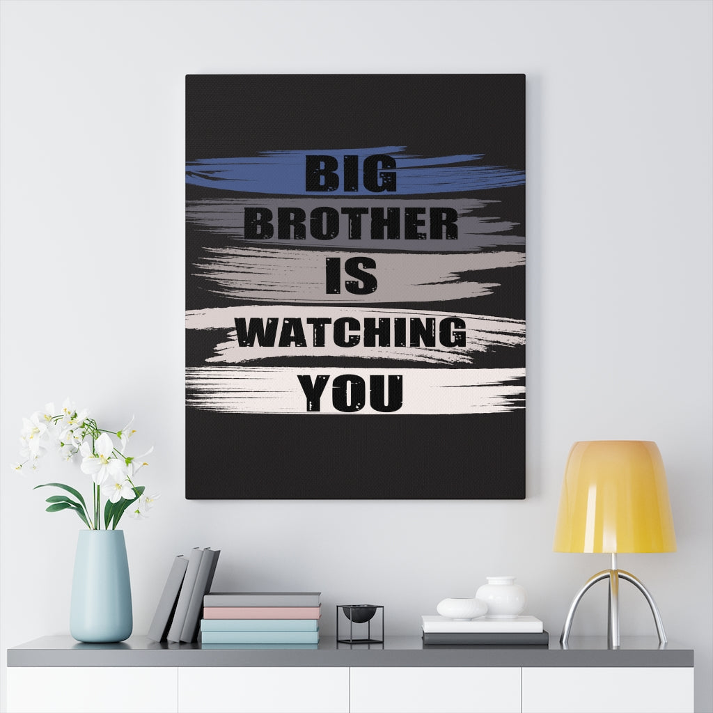 Scripture Walls Inspirational Wall Art Big Brother Is Watching Wall Art Motivation Wall Decor for Home Office Gym Inspiring Success Quote Print Ready to Hang Unframed-Express Your Love Gifts
