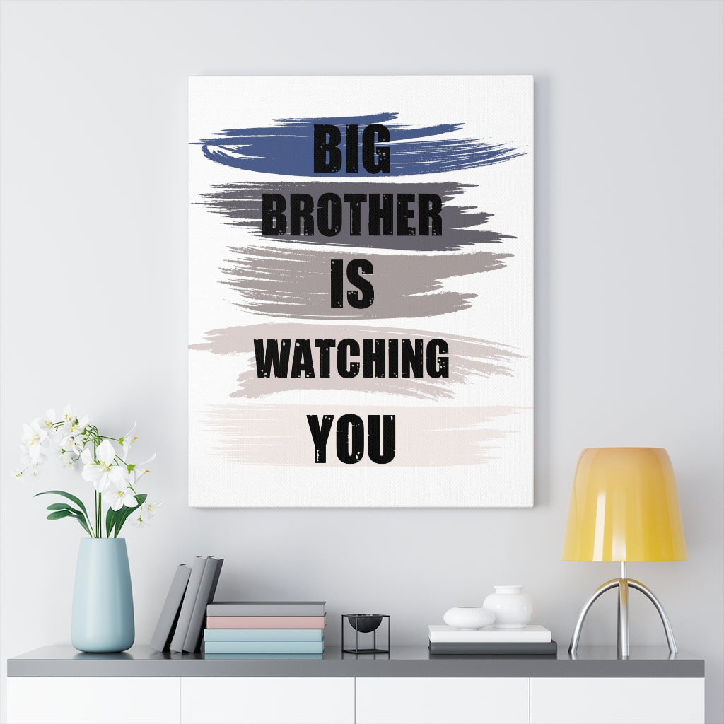 Scripture Walls Inspirational Wall Art Big Brother Is Watching You Wall Art Motivation Wall Decor for Home Office Gym Inspiring Success Quote Print Ready to Hang Unframed-Express Your Love Gifts