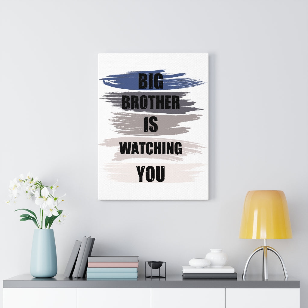Scripture Walls Inspirational Wall Art Big Brother Is Watching You Wall Art Motivation Wall Decor for Home Office Gym Inspiring Success Quote Print Ready to Hang Unframed-Express Your Love Gifts