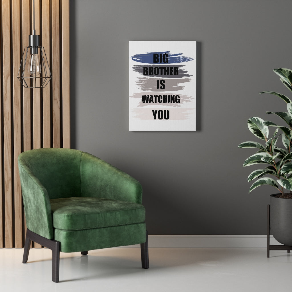 Scripture Walls Inspirational Wall Art Big Brother Is Watching You Wall Art Motivation Wall Decor for Home Office Gym Inspiring Success Quote Print Ready to Hang Unframed-Express Your Love Gifts
