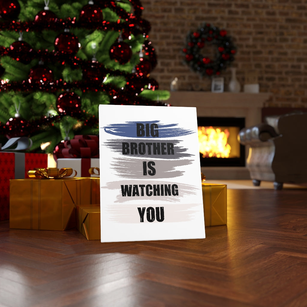 Scripture Walls Inspirational Wall Art Big Brother Is Watching You Wall Art Motivation Wall Decor for Home Office Gym Inspiring Success Quote Print Ready to Hang Unframed-Express Your Love Gifts