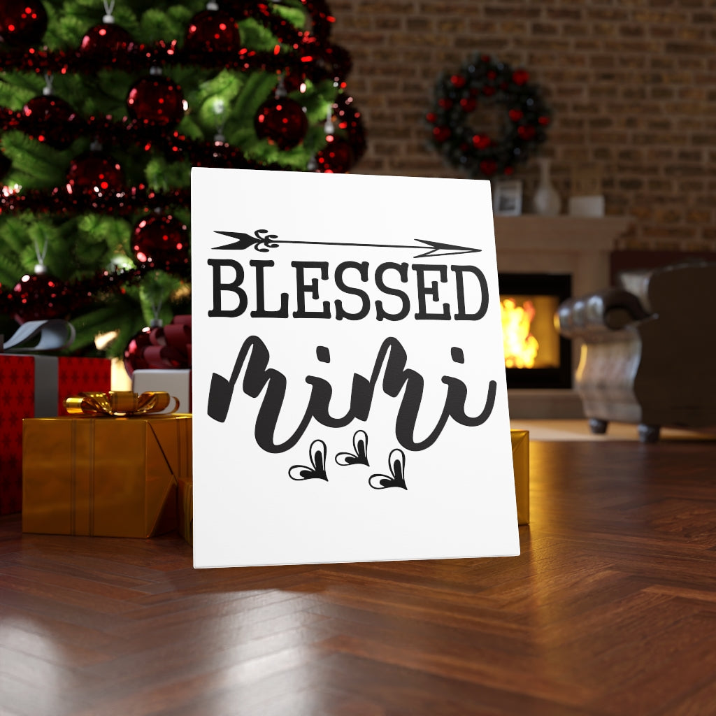 Scripture Walls Inspirational Wall Art Blessed Mimi Wall Art Motivation Wall Decor for Home Office Gym Inspiring Success Quote Print Ready to Hang Unframed-Express Your Love Gifts