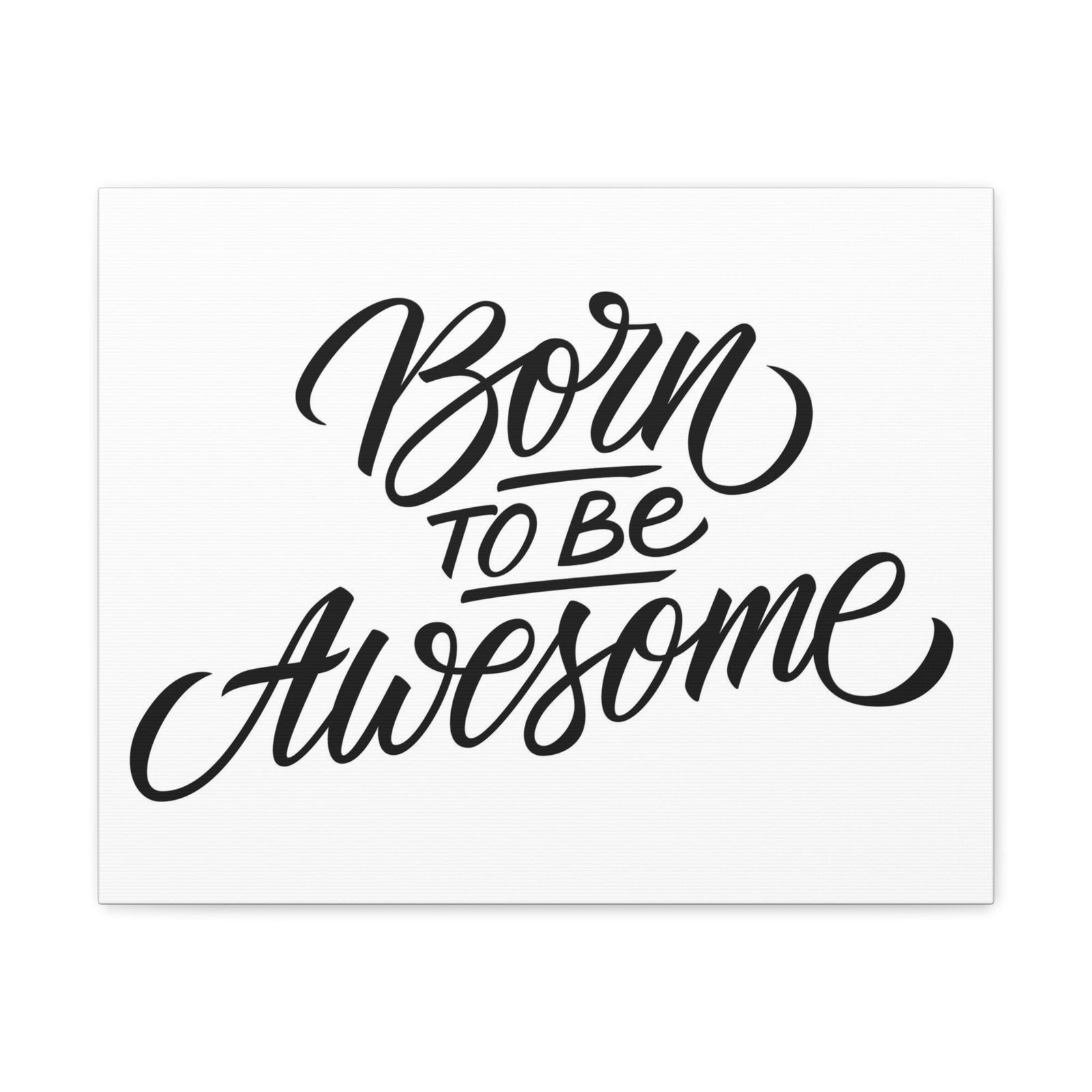 Scripture Walls Inspirational Wall Art Born To Be Awesome Motivation Wall Decor for Home Office Gym Inspiring Success Quote Print Ready to Hang Unframed-Express Your Love Gifts