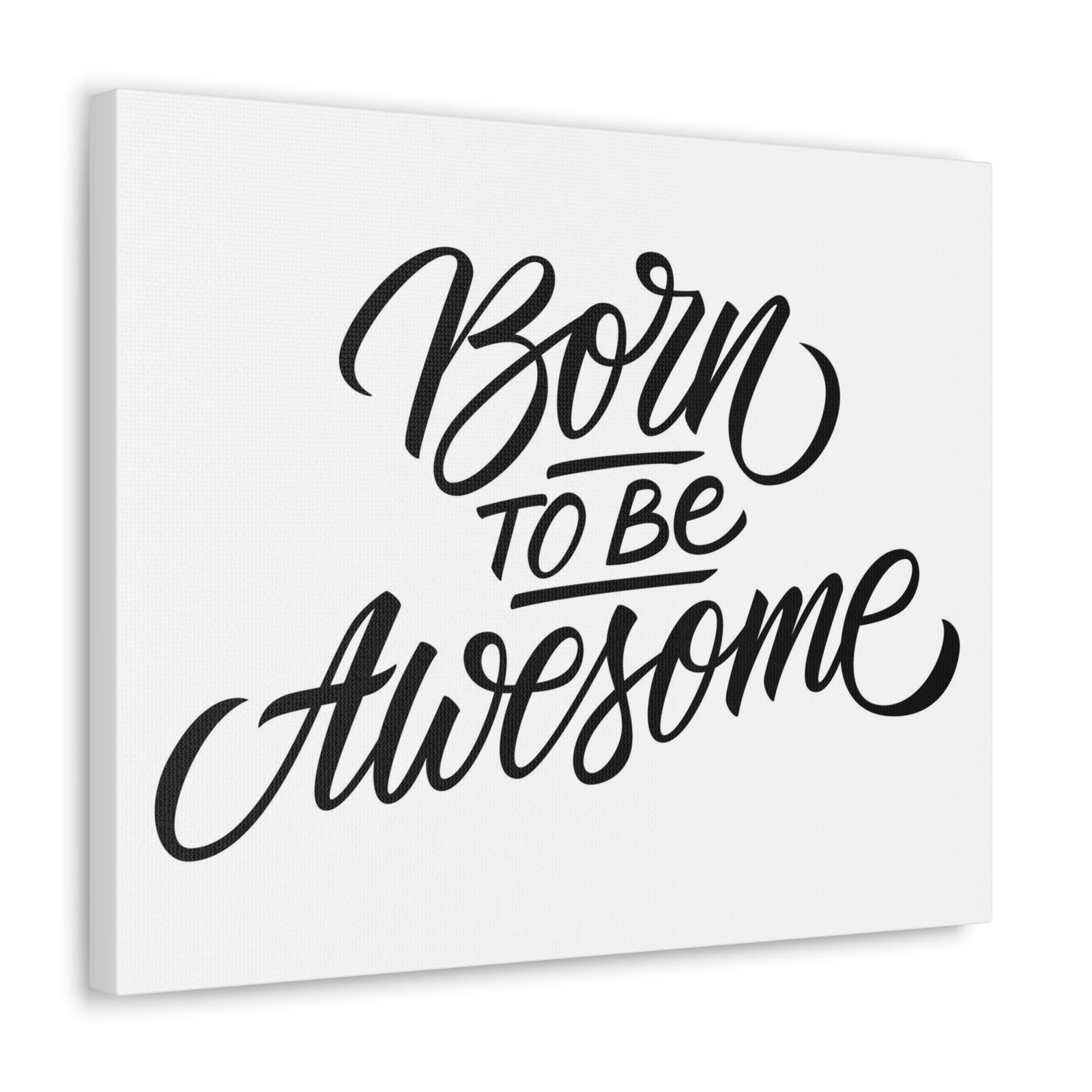 Scripture Walls Inspirational Wall Art Born To Be Awesome Motivation Wall Decor for Home Office Gym Inspiring Success Quote Print Ready to Hang Unframed-Express Your Love Gifts