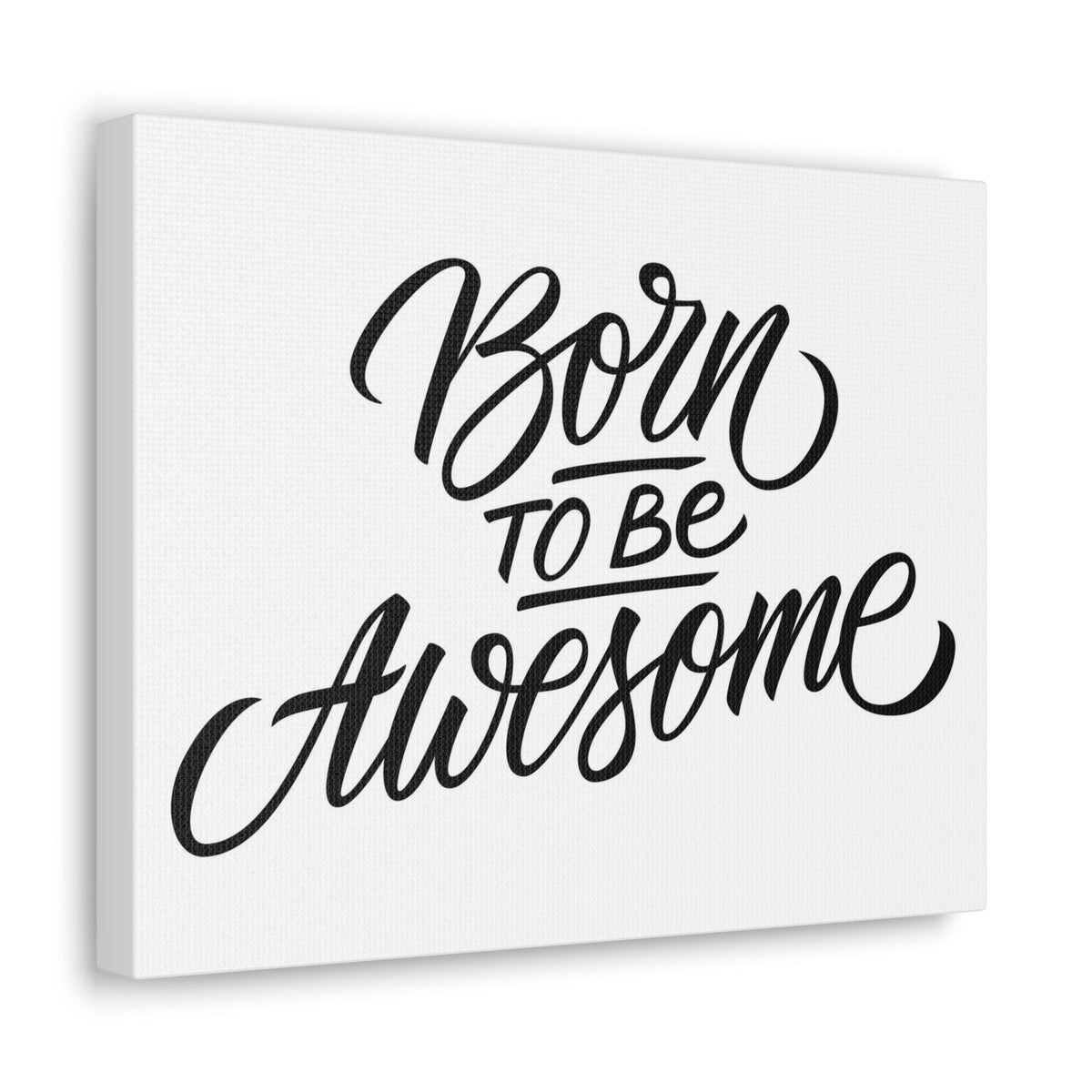 Scripture Walls Inspirational Wall Art Born To Be Awesome Motivation Wall Decor for Home Office Gym Inspiring Success Quote Print Ready to Hang Unframed-Express Your Love Gifts