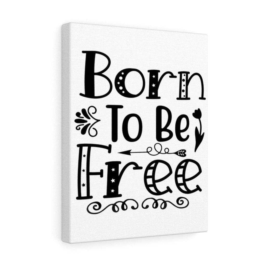 Scripture Walls Inspirational Wall Art Born To Be Free Wall Art Motivation Wall Decor for Home Office Gym Inspiring Success Quote Print Ready to Hang Unframed-Express Your Love Gifts