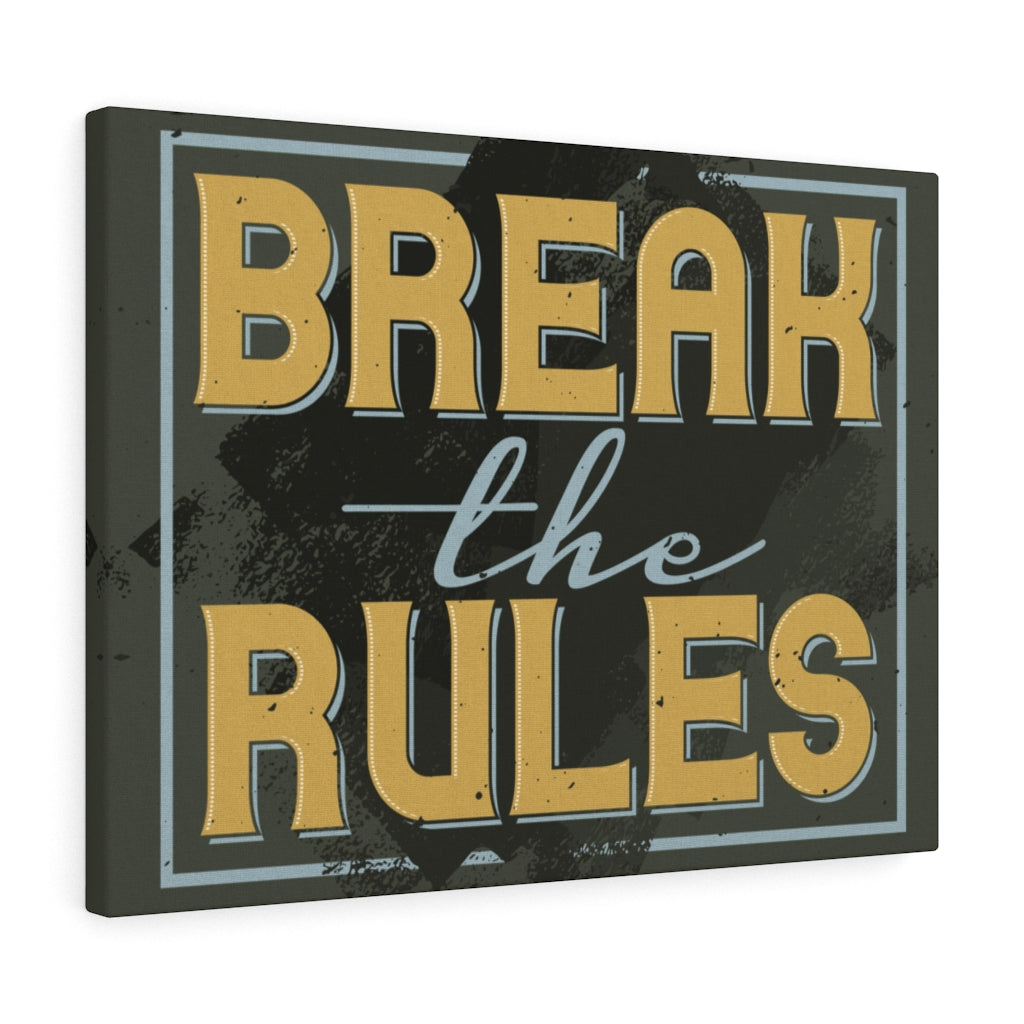 Scripture Walls Inspirational Wall Art Break The Rules Wall Art Motivational Motto Inspiring Prints Artwork Decor Ready to Hang Unframed-Express Your Love Gifts