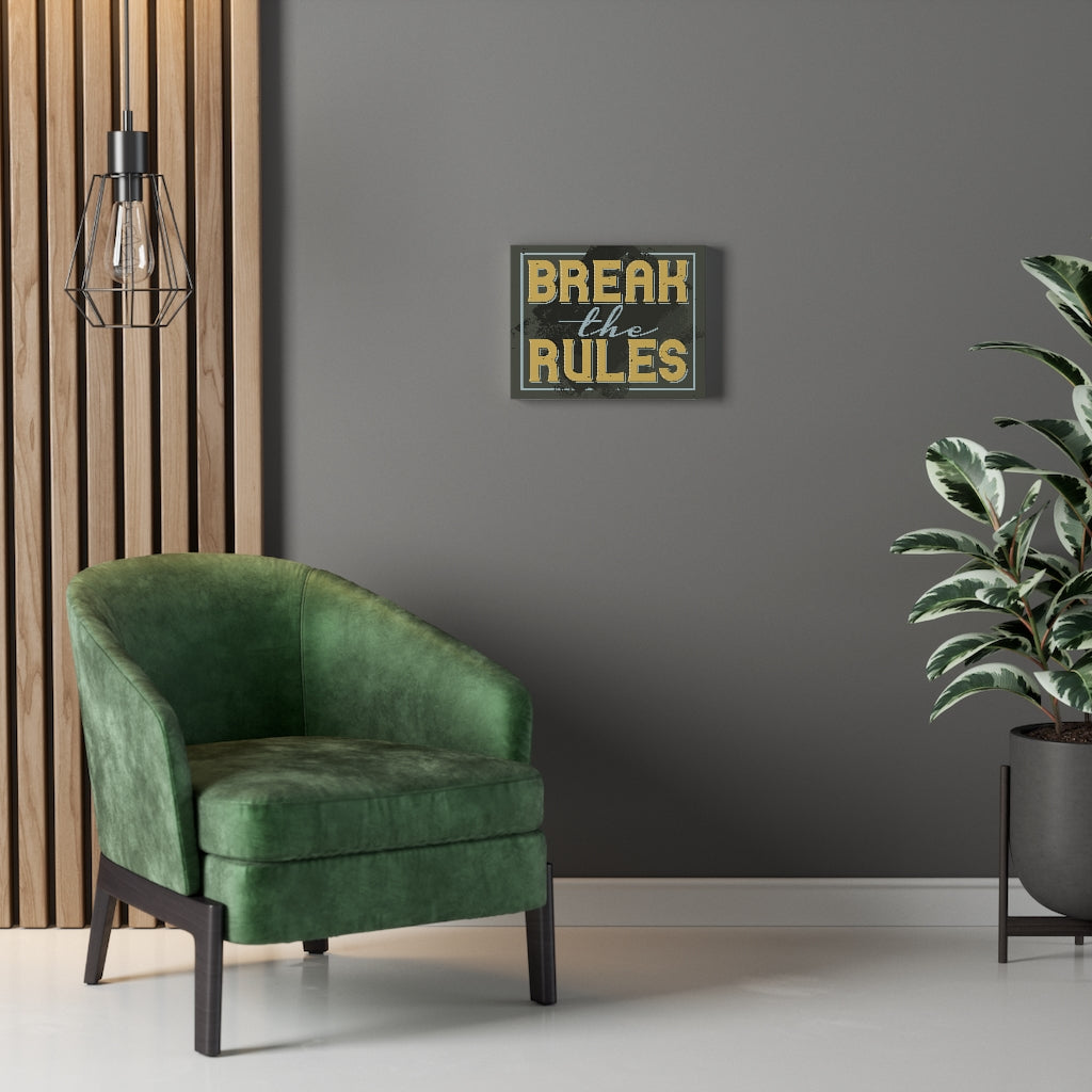 Scripture Walls Inspirational Wall Art Break The Rules Wall Art Motivational Motto Inspiring Prints Artwork Decor Ready to Hang Unframed-Express Your Love Gifts