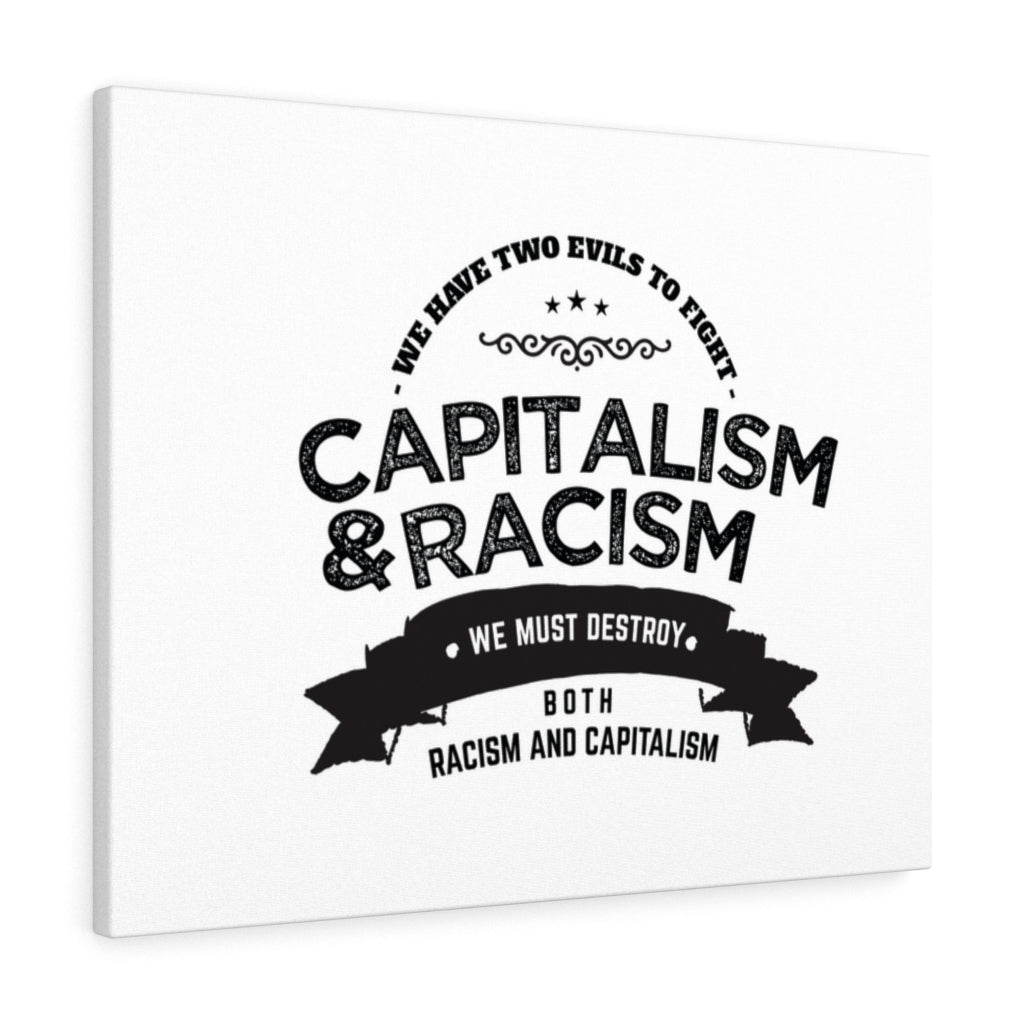 Scripture Walls Inspirational Wall Art Capitalism And Racism Wall Art Motivation Wall Decor for Home Office Gym Inspiring Success Quote Print Ready to Hang Unframed-Express Your Love Gifts