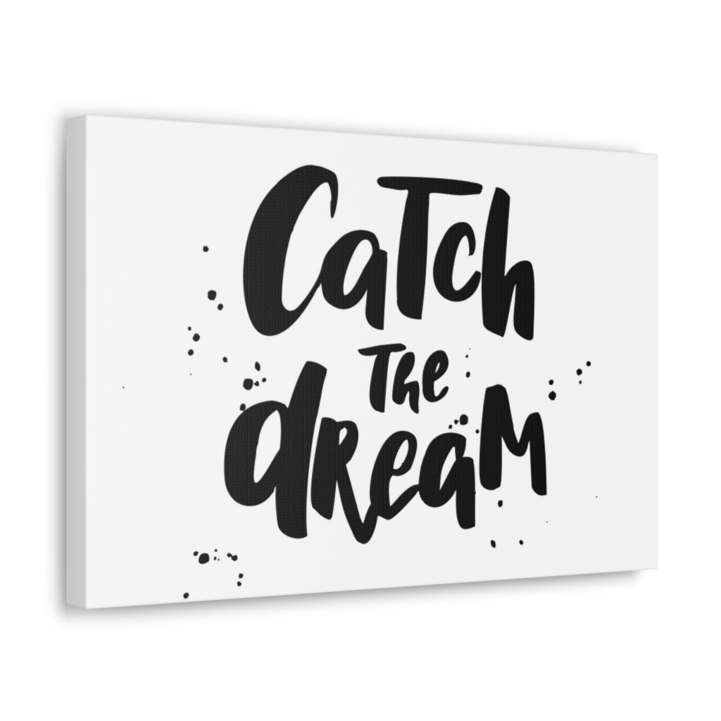 Scripture Walls Inspirational Wall Art Catch The Dream Motivation Wall Decor for Home Office Gym Inspiring Success Quote Print Ready to Hang Unframed-Express Your Love Gifts