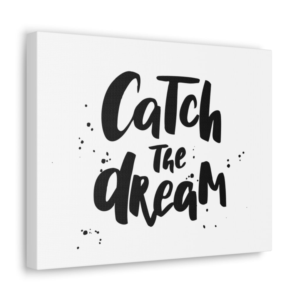 Scripture Walls Inspirational Wall Art Catch The Dream Motivation Wall Decor for Home Office Gym Inspiring Success Quote Print Ready to Hang Unframed-Express Your Love Gifts