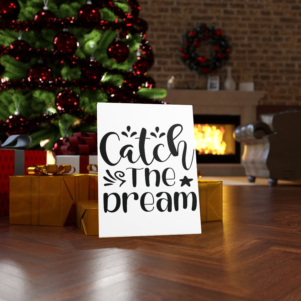 Scripture Walls Inspirational Wall Art Catch The Dream Wall Art Motivation Wall Decor for Home Office Gym Inspiring Success Quote Print Ready to Hang Unframed-Express Your Love Gifts