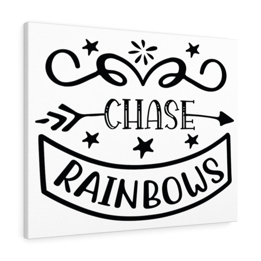 Scripture Walls Inspirational Wall Art Chase Rainbows Wall Art Motivation Wall Decor for Home Office Gym Inspiring Success Quote Print Ready to Hang Unframed-Express Your Love Gifts