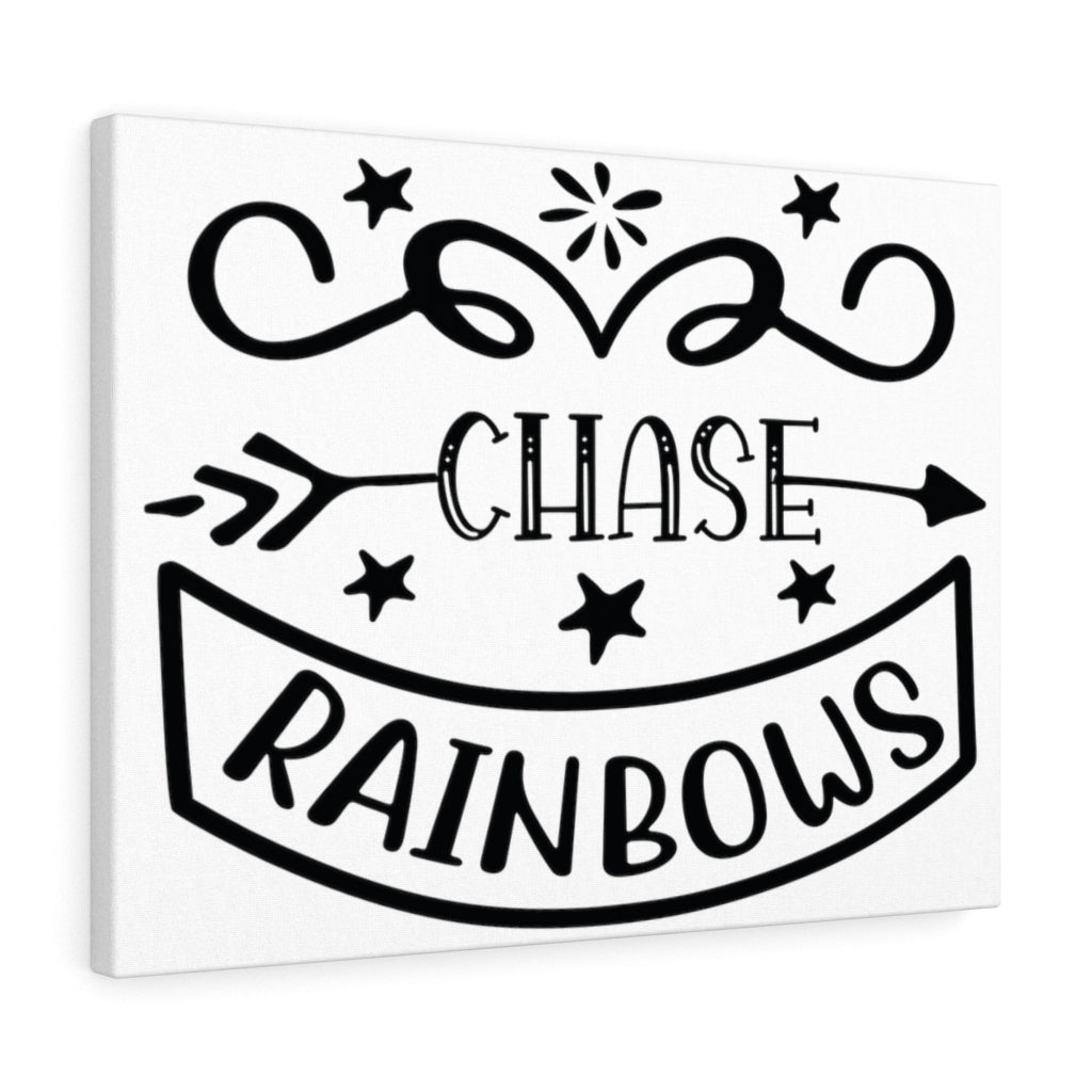 Scripture Walls Inspirational Wall Art Chase Rainbows Wall Art Motivation Wall Decor for Home Office Gym Inspiring Success Quote Print Ready to Hang Unframed-Express Your Love Gifts
