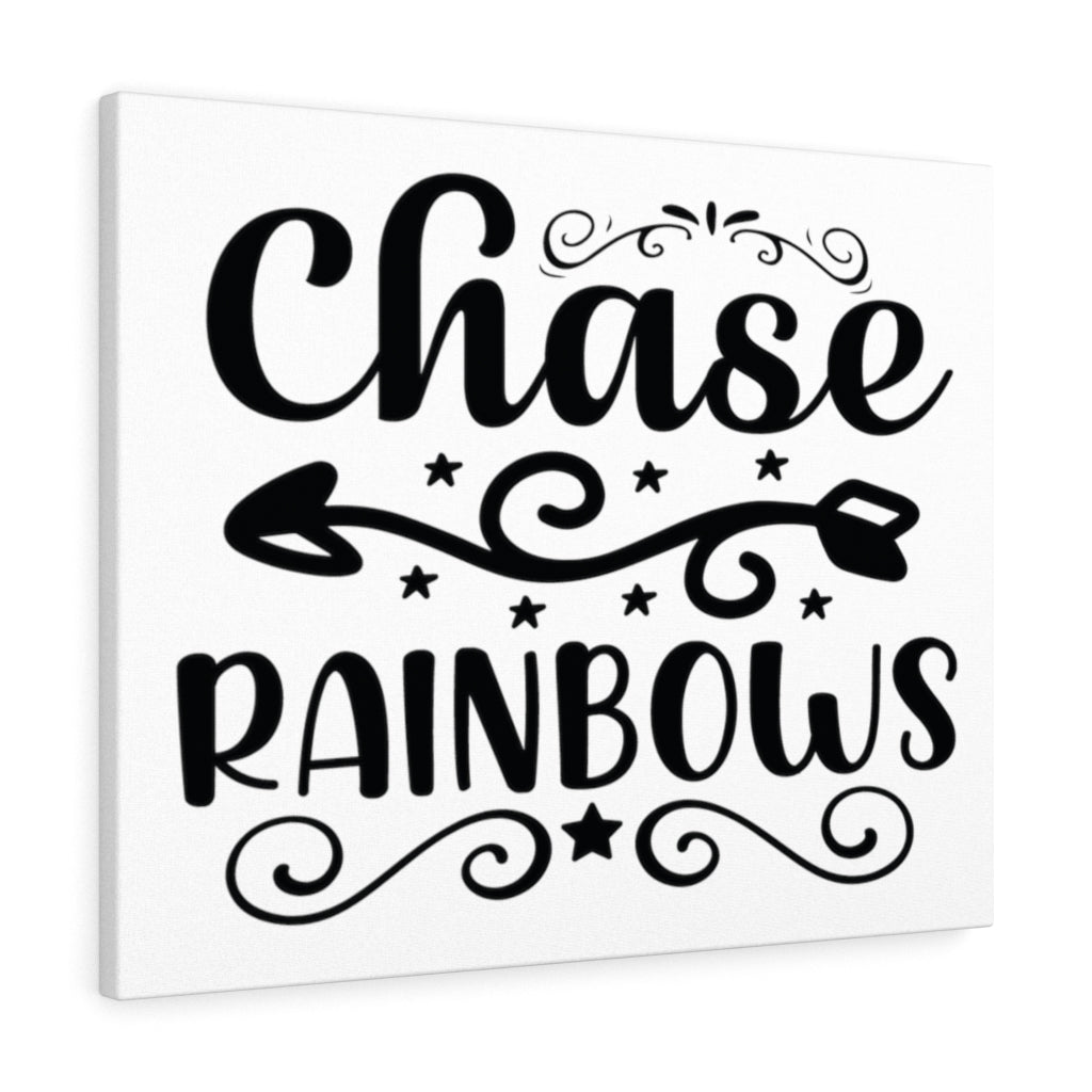 Scripture Walls Inspirational Wall Art Chase Rainbows Wall Art Motivation Wall Decor for Home Office Gym Inspiring Success Quote Print Ready to Hang Unframed-Express Your Love Gifts