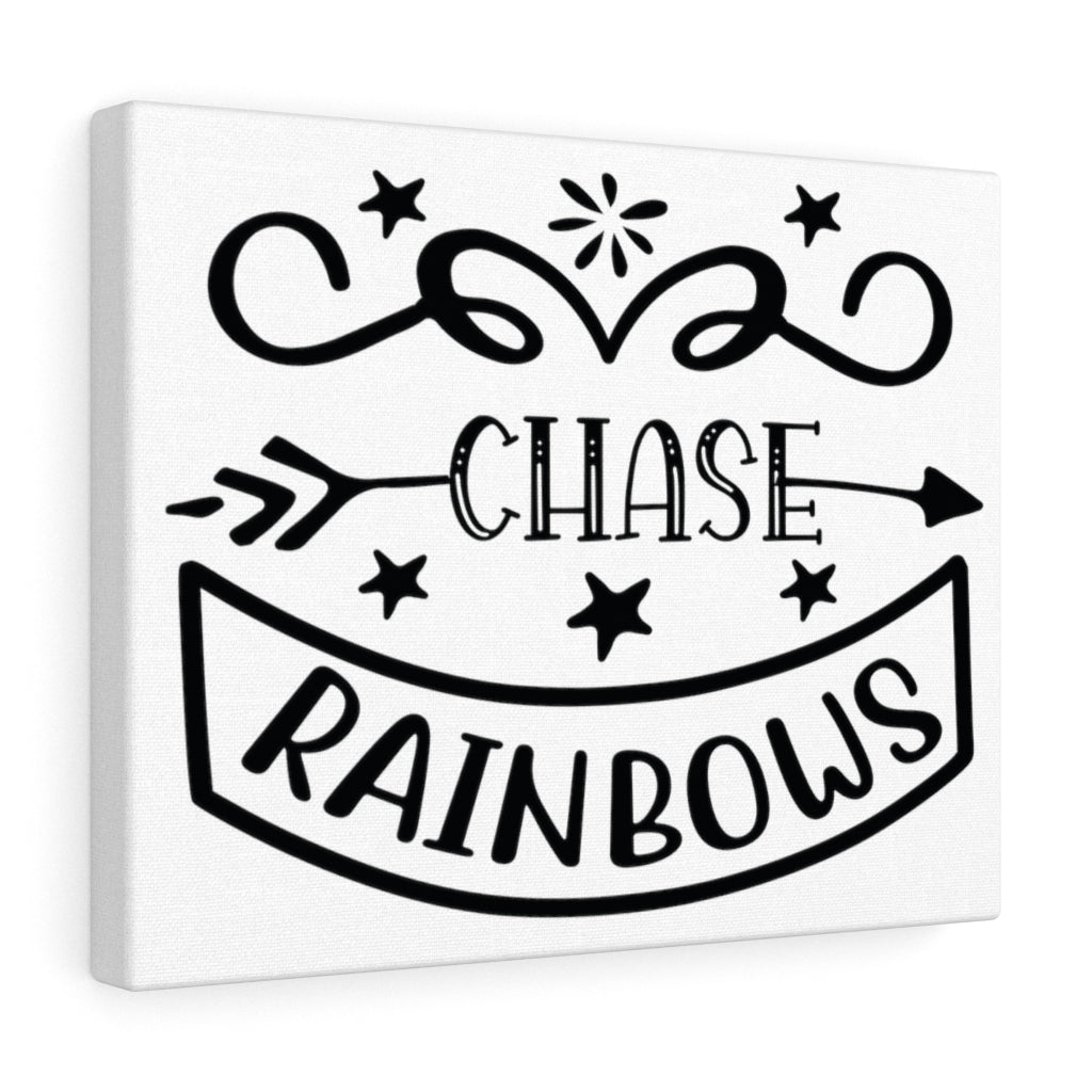 Scripture Walls Inspirational Wall Art Chase Rainbows Wall Art Motivation Wall Decor for Home Office Gym Inspiring Success Quote Print Ready to Hang Unframed-Express Your Love Gifts
