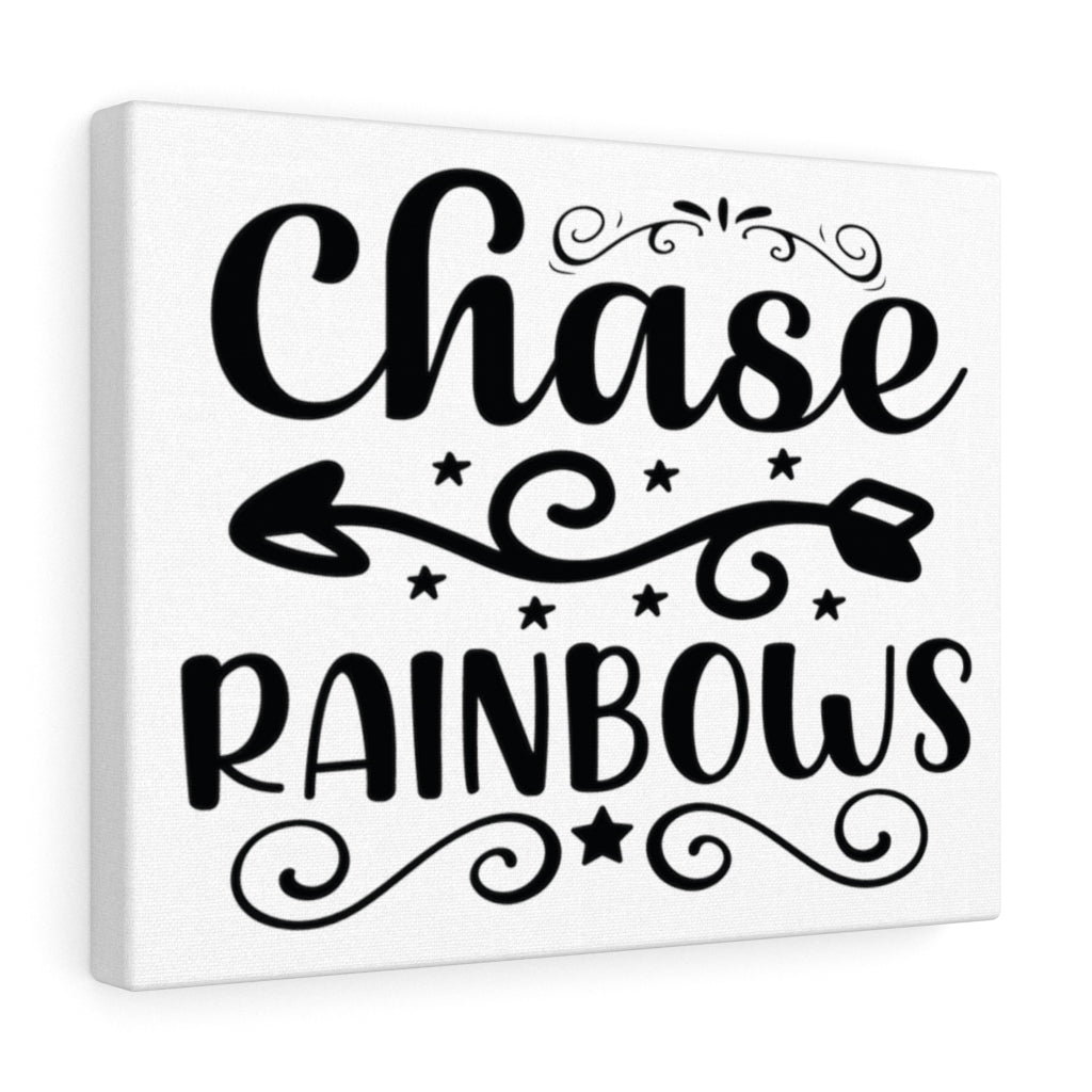 Scripture Walls Inspirational Wall Art Chase Rainbows Wall Art Motivation Wall Decor for Home Office Gym Inspiring Success Quote Print Ready to Hang Unframed-Express Your Love Gifts