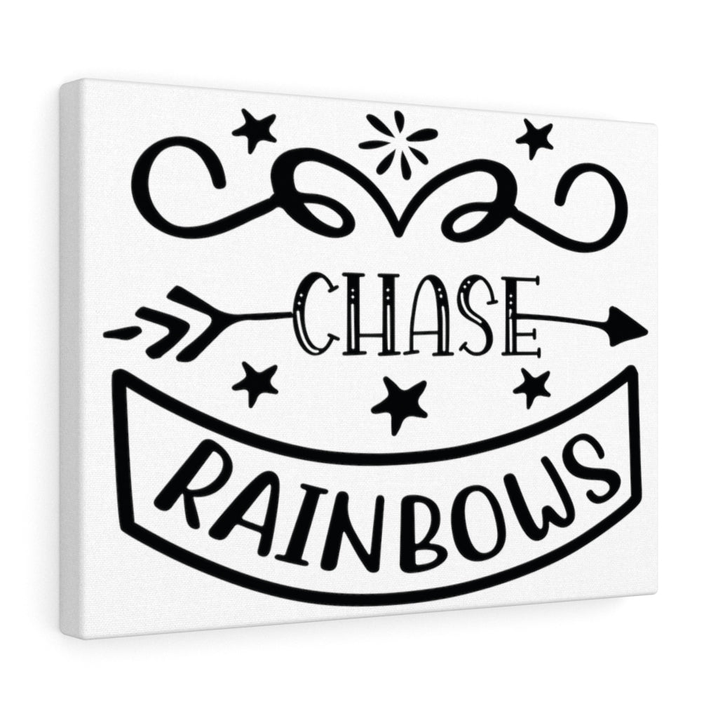 Scripture Walls Inspirational Wall Art Chase Rainbows Wall Art Motivation Wall Decor for Home Office Gym Inspiring Success Quote Print Ready to Hang Unframed-Express Your Love Gifts