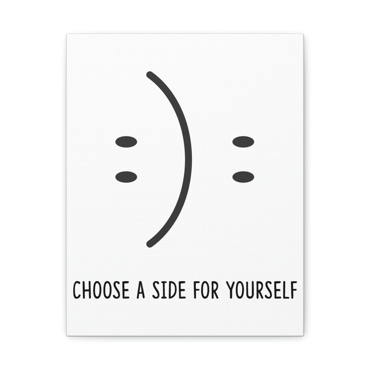 Scripture Walls Inspirational Wall Art Choose A Side For Yourself Motivation Wall Decor for Home Office Gym Inspiring Success Quote Print Ready to Hang Unframed-Express Your Love Gifts