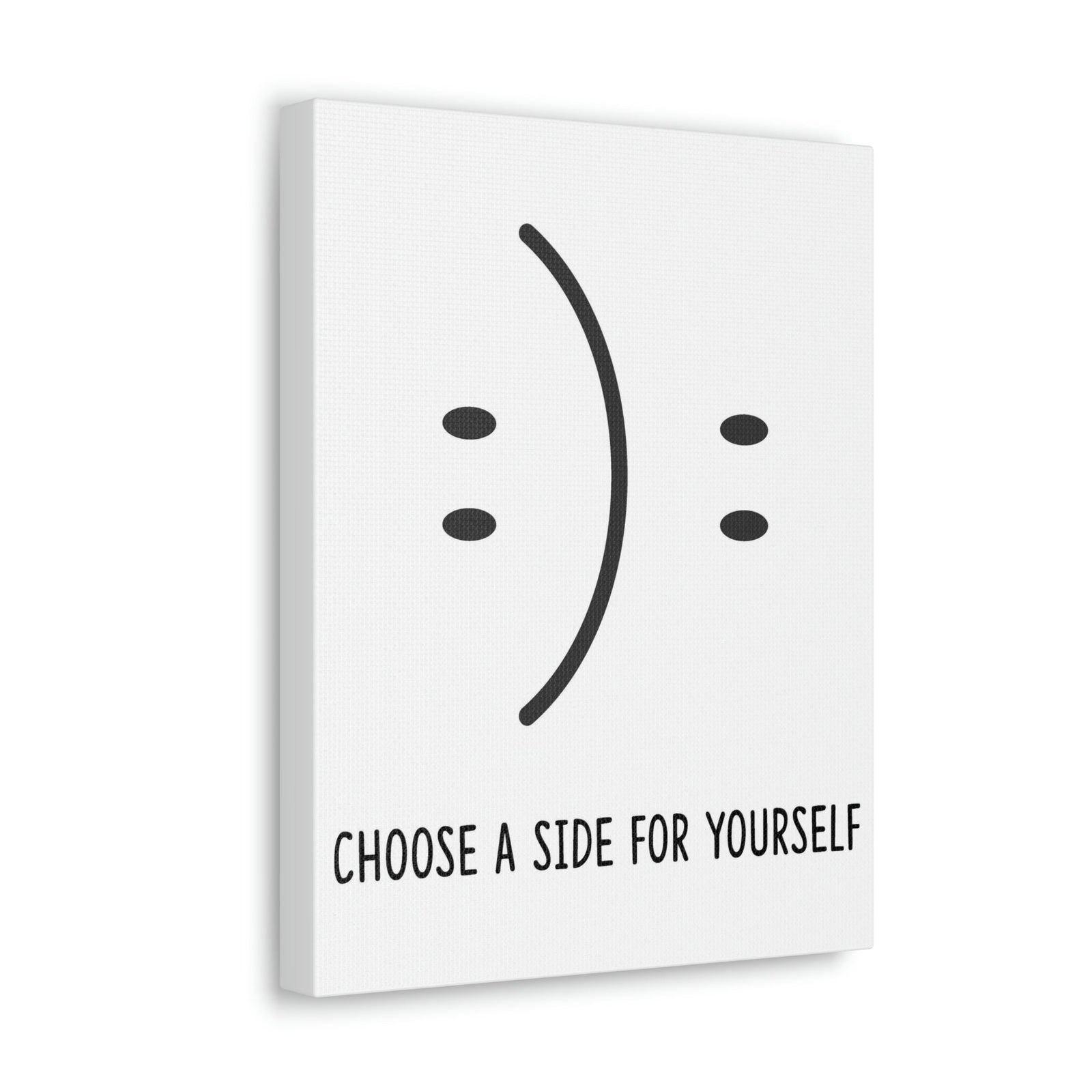 Scripture Walls Inspirational Wall Art Choose A Side For Yourself Motivation Wall Decor for Home Office Gym Inspiring Success Quote Print Ready to Hang Unframed-Express Your Love Gifts