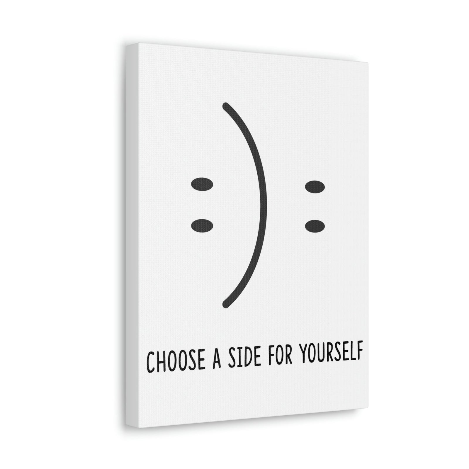 Scripture Walls Inspirational Wall Art Choose A Side For Yourself Motivation Wall Decor for Home Office Gym Inspiring Success Quote Print Ready to Hang Unframed-Express Your Love Gifts