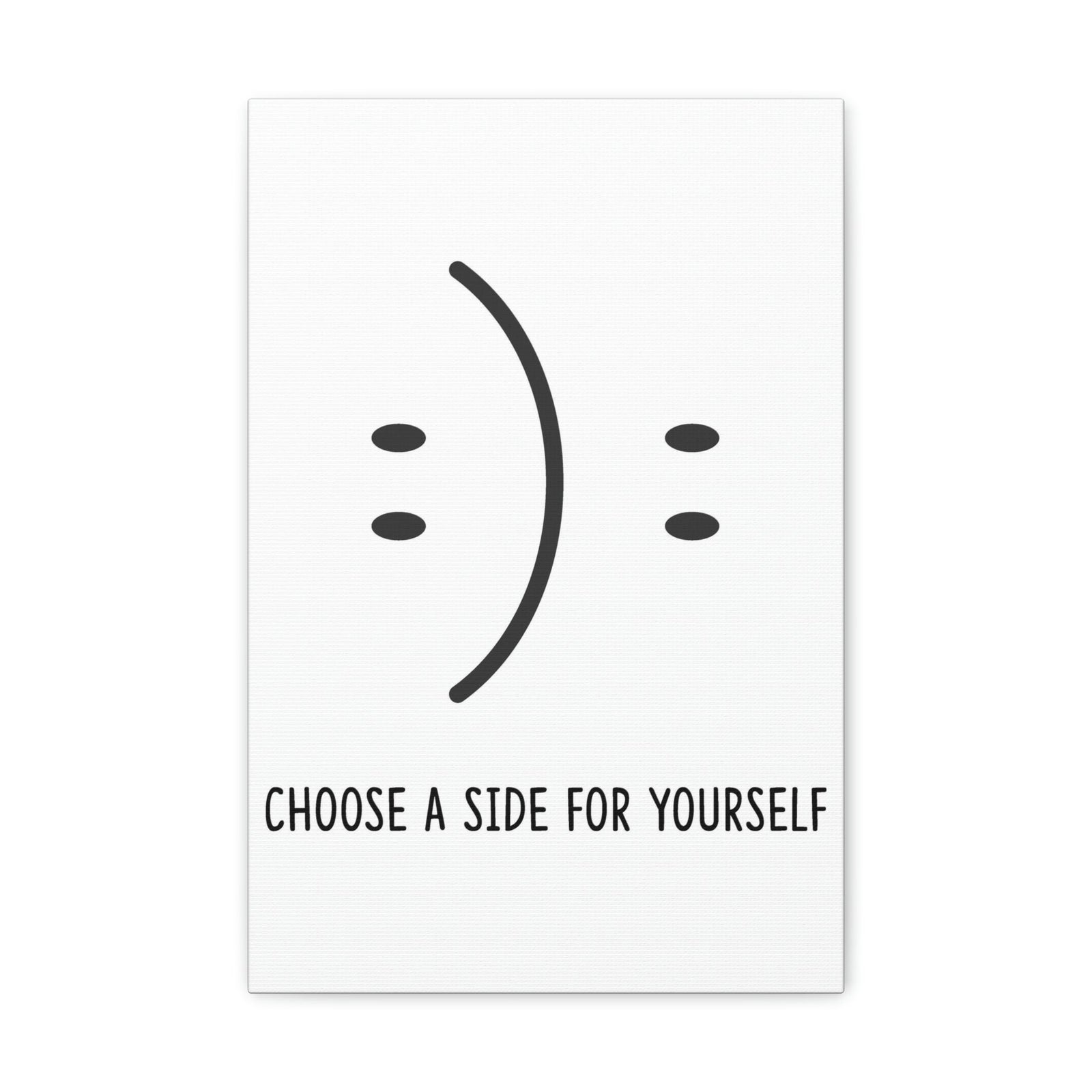 Scripture Walls Inspirational Wall Art Choose A Side For Yourself Motivation Wall Decor for Home Office Gym Inspiring Success Quote Print Ready to Hang Unframed-Express Your Love Gifts