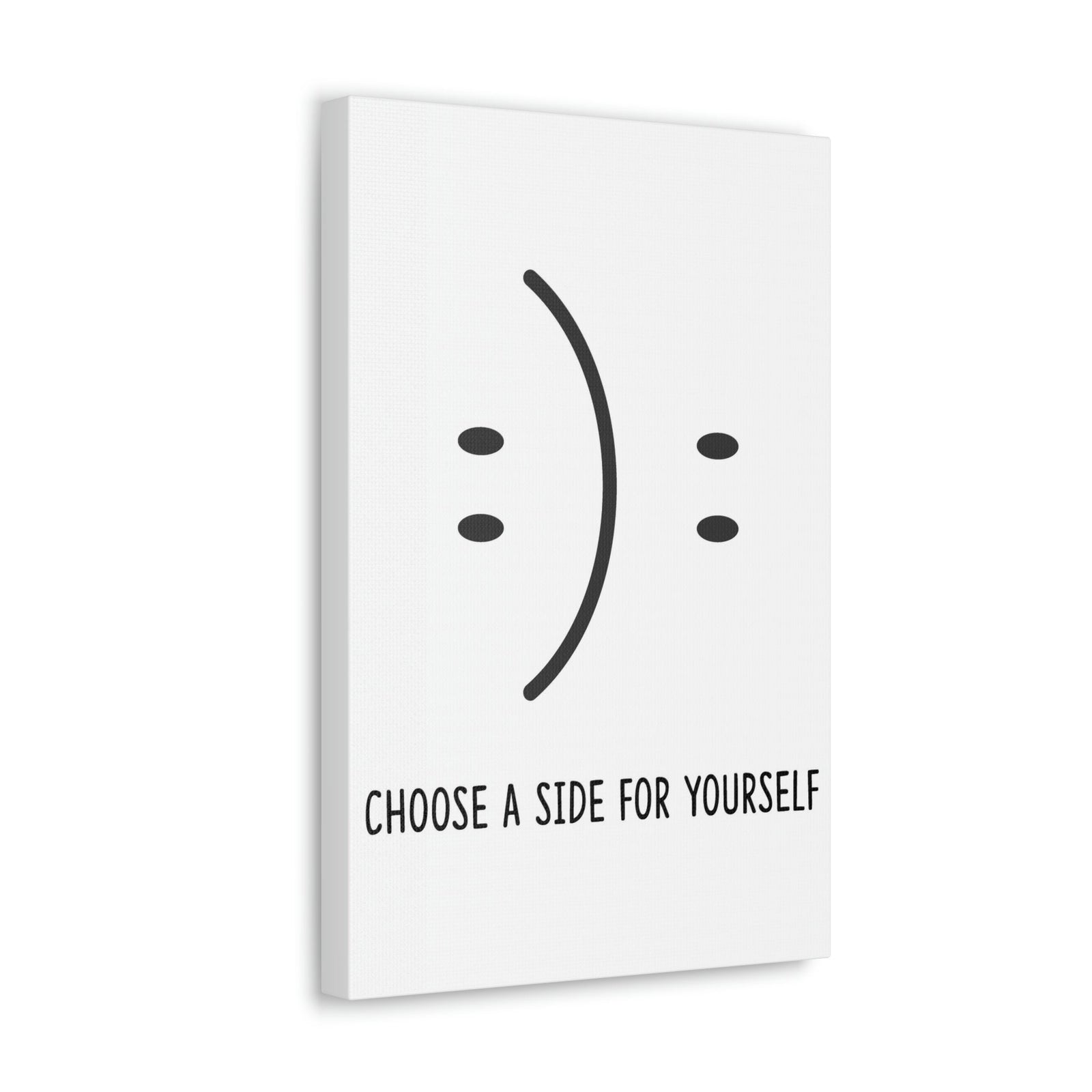 Scripture Walls Inspirational Wall Art Choose A Side For Yourself Motivation Wall Decor for Home Office Gym Inspiring Success Quote Print Ready to Hang Unframed-Express Your Love Gifts