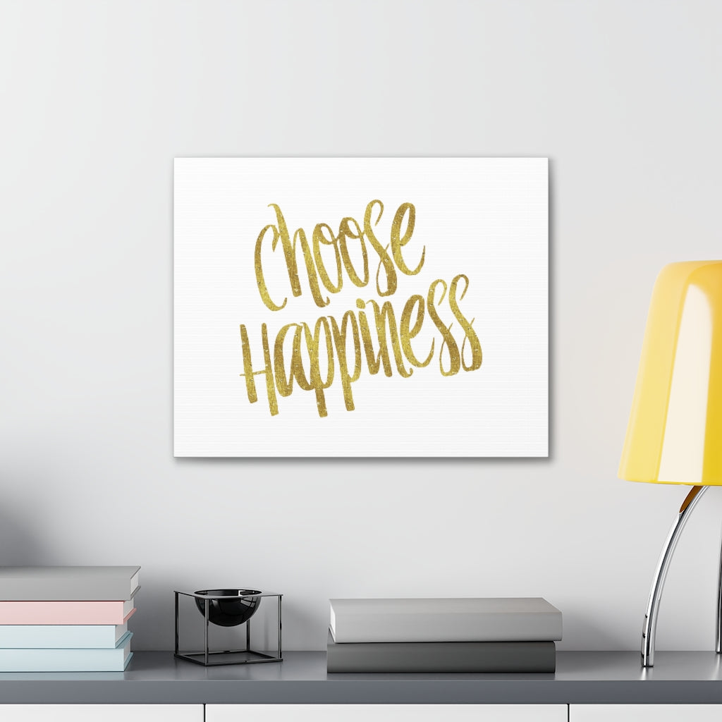 Scripture Walls Inspirational Wall Art Choose Happiness Motivation Wall Decor for Home Office Gym Inspiring Success Quote Print Ready to Hang Unframed-Express Your Love Gifts