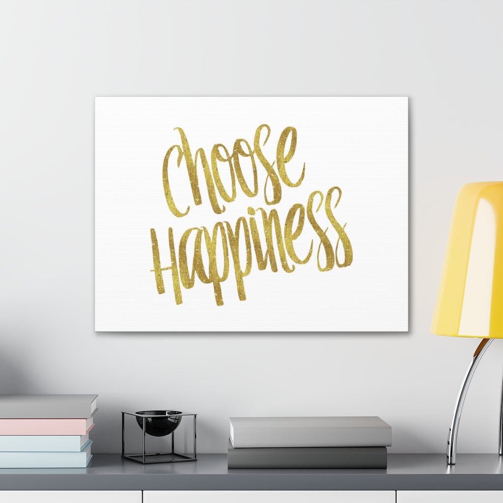 Scripture Walls Inspirational Wall Art Choose Happiness Motivation Wall Decor for Home Office Gym Inspiring Success Quote Print Ready to Hang Unframed-Express Your Love Gifts