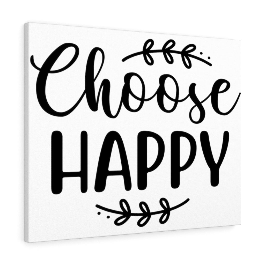 Scripture Walls Inspirational Wall Art Choose Happy Wall Art Motivation Wall Decor for Home Office Gym Inspiring Success Quote Print Ready to Hang Unframed-Express Your Love Gifts
