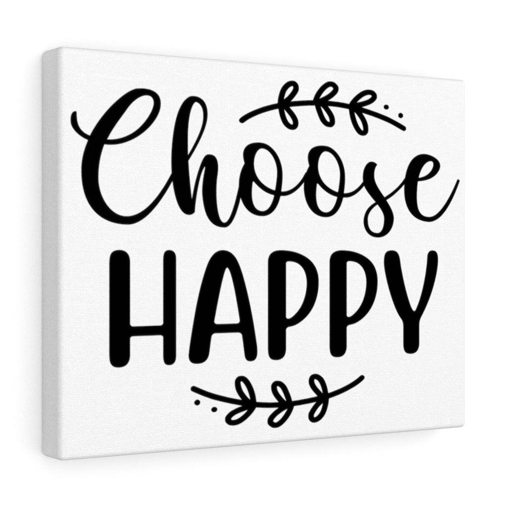 Scripture Walls Inspirational Wall Art Choose Happy Wall Art Motivation Wall Decor for Home Office Gym Inspiring Success Quote Print Ready to Hang Unframed-Express Your Love Gifts