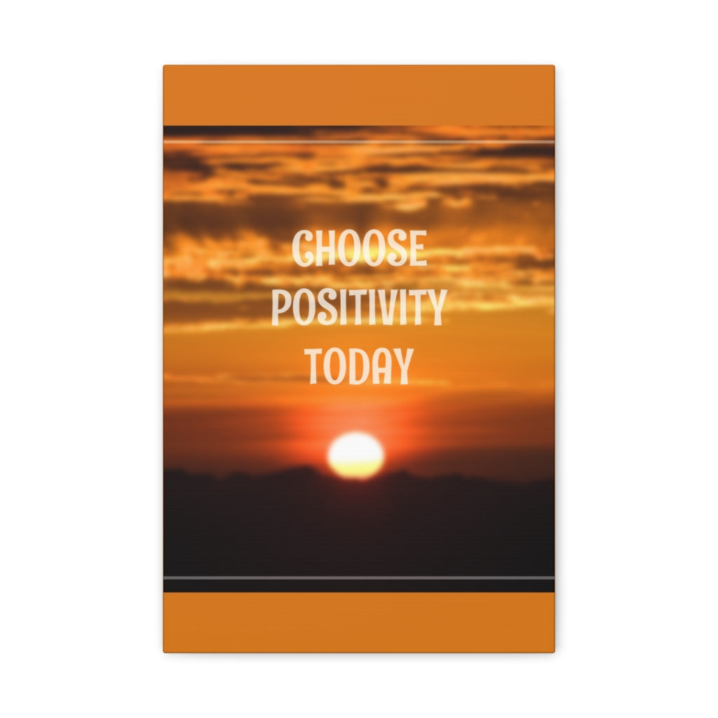 Scripture Walls Inspirational Wall Art Choose Positivity Today Motivation Wall Decor for Home Office Gym Inspiring Success Quote Print Ready to Hang Unframed-Express Your Love Gifts