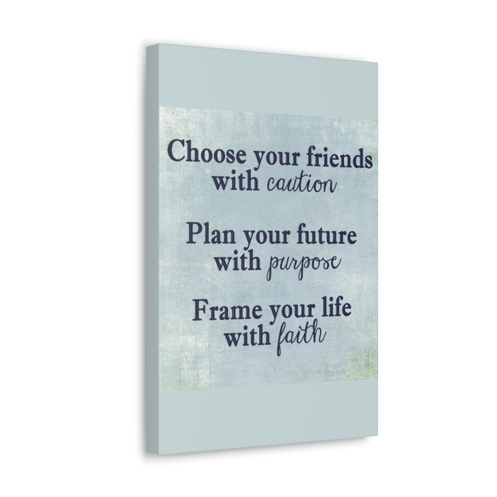 Scripture Walls Inspirational Wall Art Choose Your Life Plan Motivation Wall Decor for Home Office Gym Inspiring Success Quote Print Ready to Hang Unframed-Express Your Love Gifts
