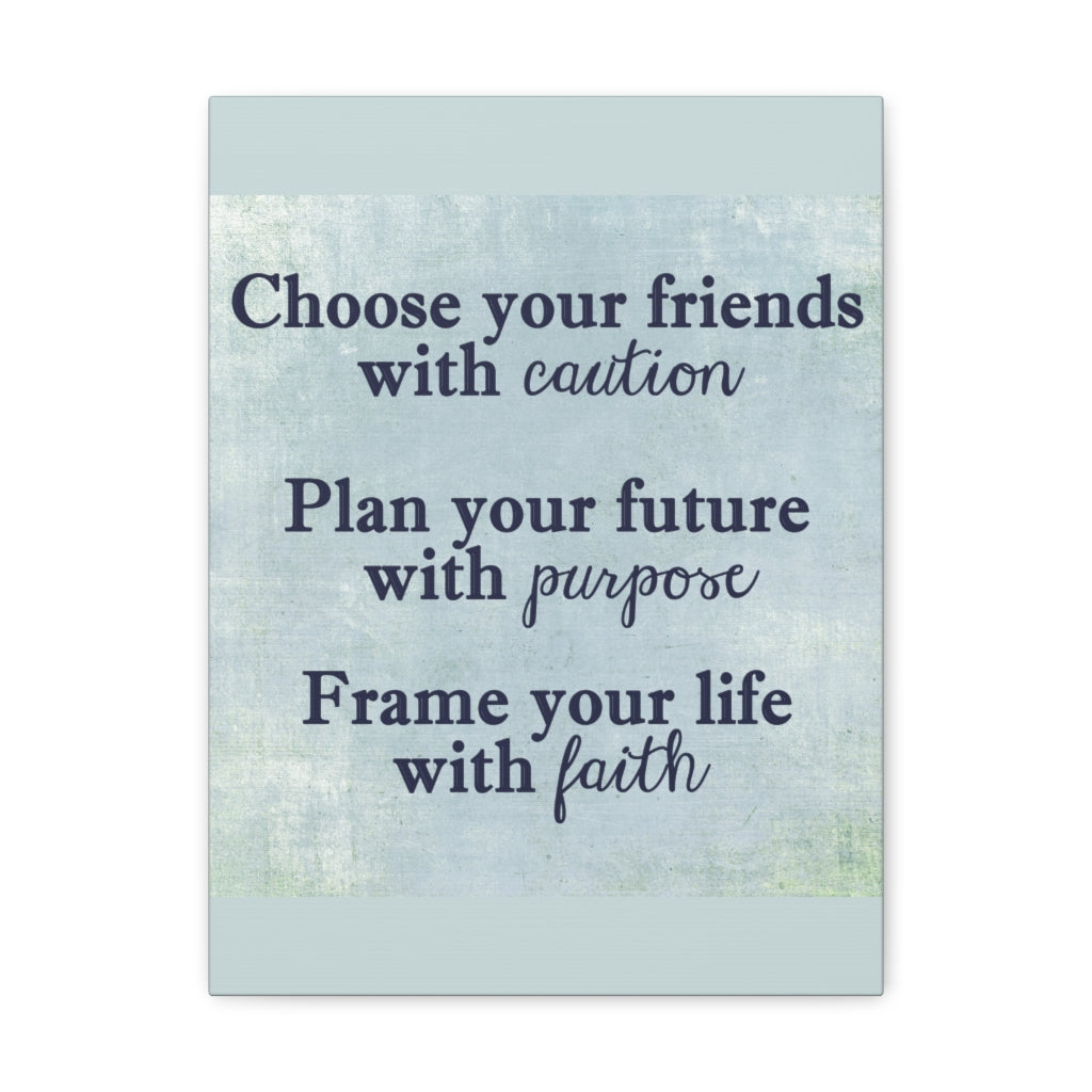 Scripture Walls Inspirational Wall Art Choose Your Life Plan Motivation Wall Decor for Home Office Gym Inspiring Success Quote Print Ready to Hang Unframed-Express Your Love Gifts