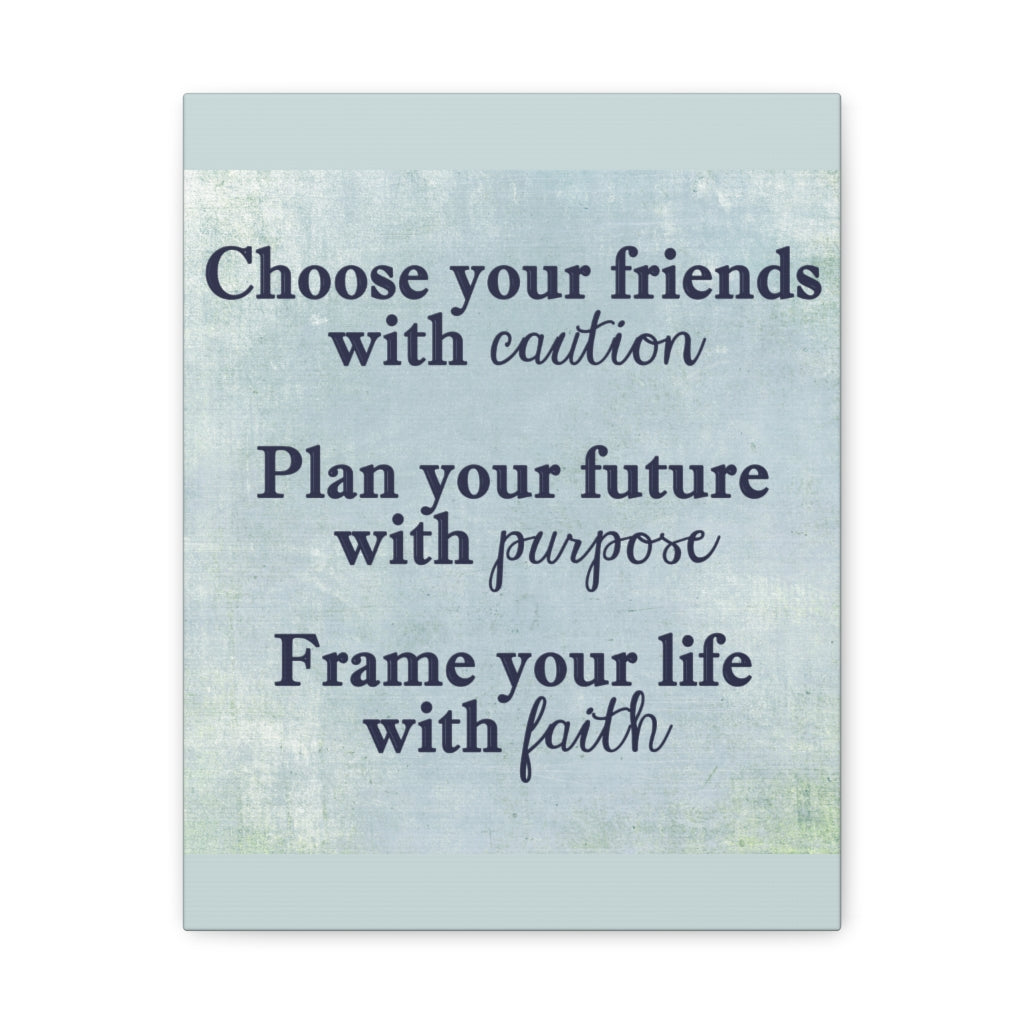 Scripture Walls Inspirational Wall Art Choose Your Life Plan Motivation Wall Decor for Home Office Gym Inspiring Success Quote Print Ready to Hang Unframed-Express Your Love Gifts