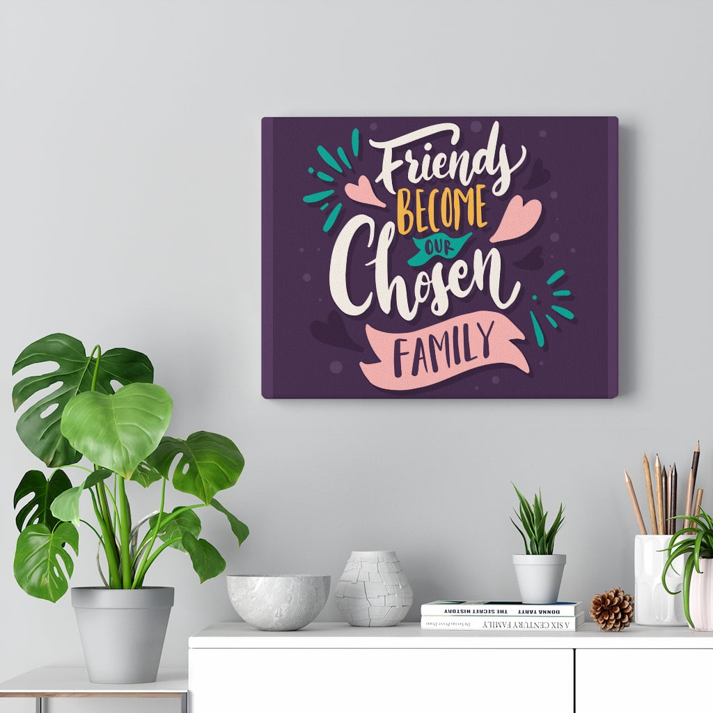 Scripture Walls Inspirational Wall Art Chosen Family Wall Art Motivational Motto Inspiring Prints Artwork Decor Ready to Hang Unframed-Express Your Love Gifts