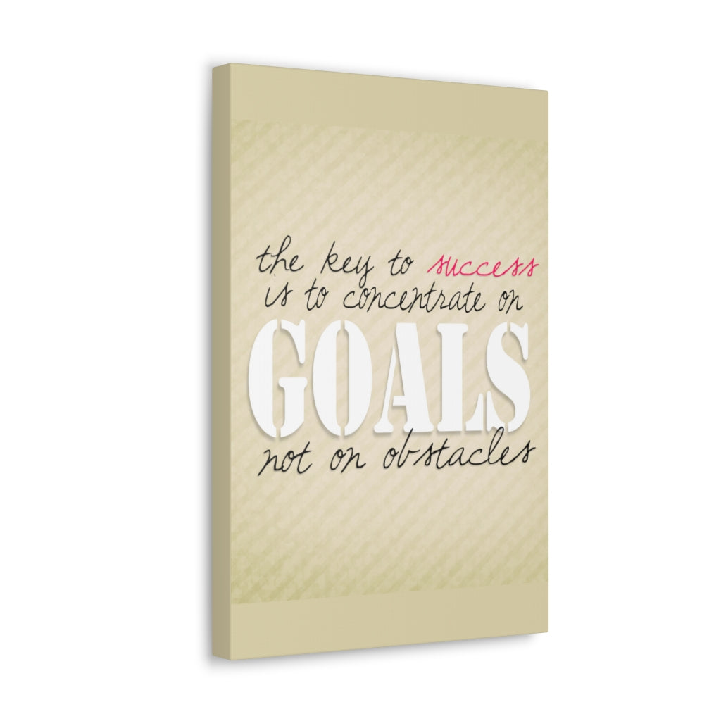 Scripture Walls Inspirational Wall Art Concentrate On Goals Motivation Wall Decor for Home Office Gym Inspiring Success Quote Print Ready to Hang Unframed-Express Your Love Gifts