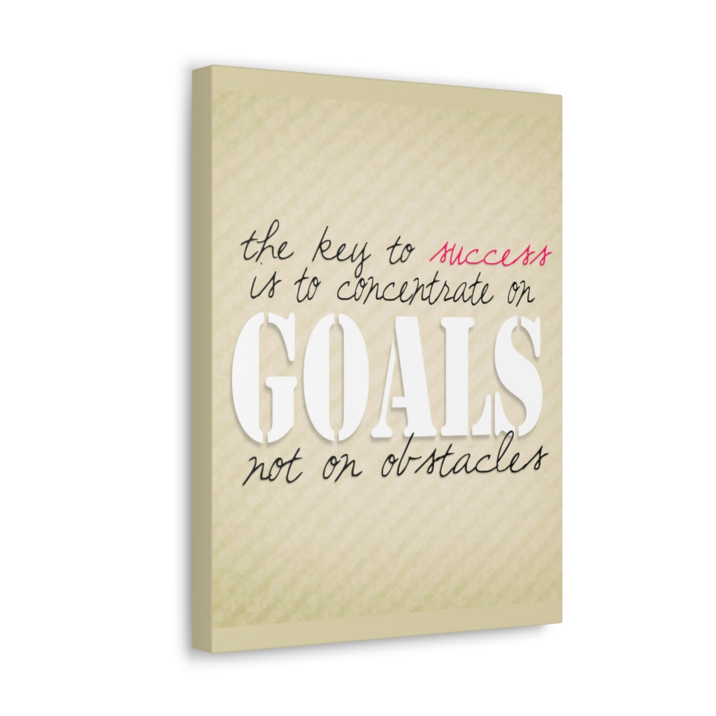 Scripture Walls Inspirational Wall Art Concentrate On Goals Motivation Wall Decor for Home Office Gym Inspiring Success Quote Print Ready to Hang Unframed-Express Your Love Gifts